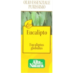 Alta Natura Eucaliptus 10 ml - Olio Essenziale Purissimo Per Il Raffreddore