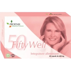 Fifty Well 40 capsule da 600 mg - Integratore per la Menopausa