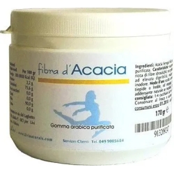 Fibra d'Acacia 170 g in polvere - Integratore per la flora batterica intestinale