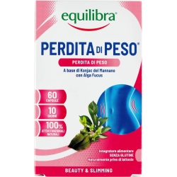 Equilibra Perdita Di Peso 60 Capsule - Integratore Base Di Fibra Konjac E Alga Fucus