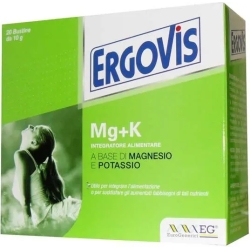 Ergovis Mg+K 20 Bustine - Integratore di magnesio e potassio