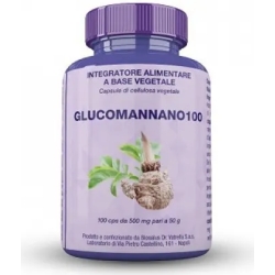 Glucomannano 100 - Integratore Per Favorire Il Senso Di Sazietà 100 Compresse