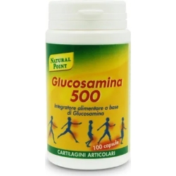 Natural Point Glucosamina 500 - Integratore per le cartilagini articolari 100 capsule