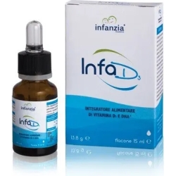 Infa D3 Gocce 15 ml - Integratore di Vitamina D3 e DHA