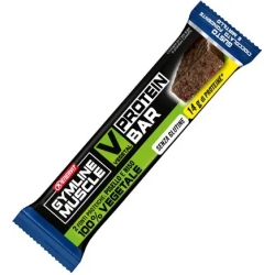 Gymline Muscle Vegetal Protein Bar 60 g - Barretta proteica al gusto di cioccolato fondente e mirtillo