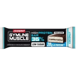 Gymline Muscle Hig Protein Bar 55 g - Barretta proteica al gusto cocco