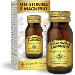 Melatonina E Magnesio 75 Pastiglie - Integratore Per Il Sonno