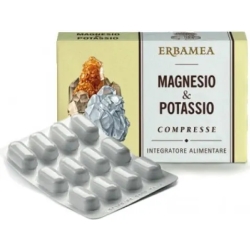 Erbamea Magnesio & Potassio 24 Compresse - Integratore Di Minerali