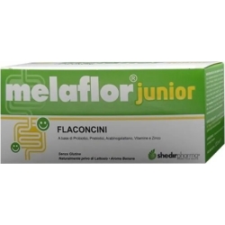 melaflor junior 12 flaconcini - Integratore di fermenti lattici