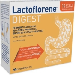 Lactoflorene Digest 14 Bustine - Integratore di fermenti lattici