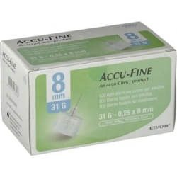 Accu-Chek Accu-Fine - 100 Aghi Sterili Per Penna Da Insulina - 31G (8 mm)
