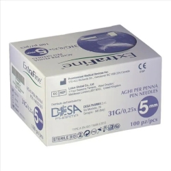 Extrafine - 100 Aghi Per Penna Da Insulina - G31 (5 mm)