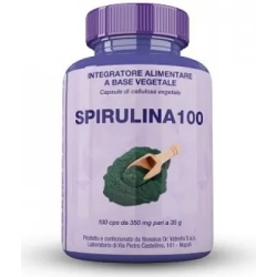 Spirulina 100 - Integratore Con Azione Di Sostegno E Ricostituente 100 Capsule