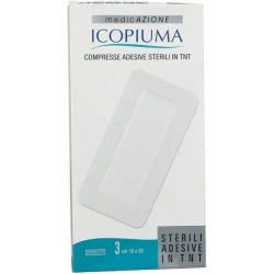 Icopiuma 3 Compresse Adesive Tnt 10 x 20 cm