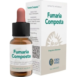 Forza Vitale Ecosol Fumaria Composta 10 ml - Integratore per la rimozione del calcare