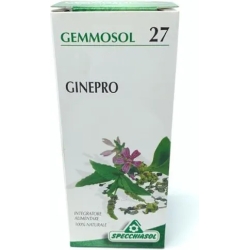 Specchiasol Gemmosol27 Ginepro - Integratore per la funzionalità digestiva Flacone da 50 ml