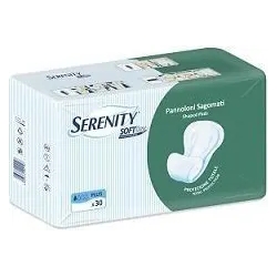 Serenity Soft Dry Sagomato Plus - 30 Pannoloni