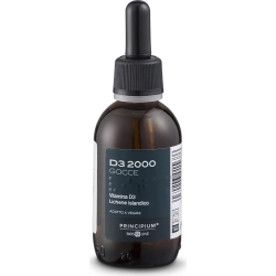Principium D3 2000 UI Vegan Gocce 50 ml - Integratore Di Vitamina D