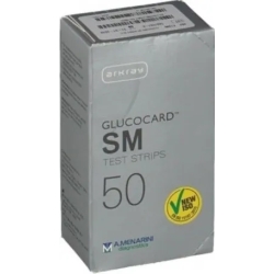 Glucocard Sm Test Strips - 50 strisce reattive per misuratore di glicemia