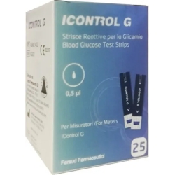 Icontrol g - 25 strisce per il controllo della glicemia
