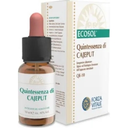 Ecosol Quintessenza Cajeput Forza Vitale Flacone 10 ml - Integratore per le vie respiratorie