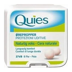 Quies - 8 Tappi Auricolari in cera