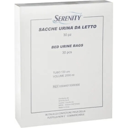 Serenity 30 sacche per urina da letto con tubo da 130 cm volume 2000 ml