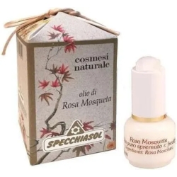 Specchiasol Rosa Mosqueta Olio Flacone da 15 ml - Elasticizzante per la pelle del viso