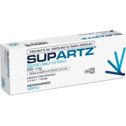 Supartz - Sodio Ialuronato 25 mg Per Iniezione Intra-Articolare 1 Siringa da 2,5 ml