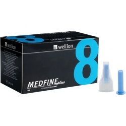 Wellion Medfine Plus 8 - 100 aghi per penna 8mm 31G