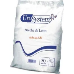 UroSystem - 30 Sacche da letto per l'urina con tubo da 130 cm senza valvola di scarico
