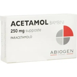 Acetamol Bambini 10 supposte - Trattamento febbre e dolori