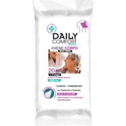 Daily Comfort Senior - 24 panni per l'igiene del corpo 20x25 cm