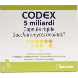 Codex 5 Miliardi 30 capsule - Trattamento del dismicrobismo intestinale