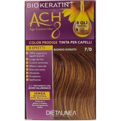 biokeratin Ach 8 color prodige - tinta N. 7/D Biondo Dorato