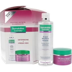 Somatoline Cofanetto Lift Effect Radiance Crema illuminante + acqua micellare idratante