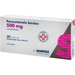 SANDOZ 500 mg - Paracetamolo 20 Compresse