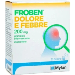 Froben Dolore e febbre 20 Bustine 200 Mg - Farmaco per febbre e dolori