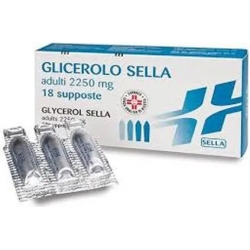 Glicerolo - Farmaco Per La Stitichezza 18 Supposte da 2500 mg