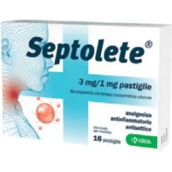 Septolete 3Mg + 1Mg - 16 Pastiglie per il Cavo Orale
