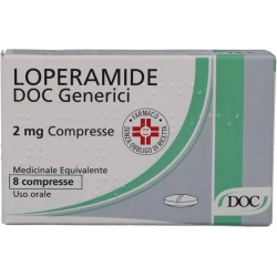 Doc Generici Loperamide 8 Compresse da 2 mg - Trattamento diarree acute