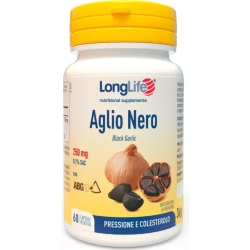 Longlife Aglio Nero 60 Capsule Vegetali - Integratore Per La Pressione Ed Il Colesterolo