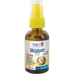 Longlife Melatonin Spray 30 ml - Integratore Per Regolare Il Ciclo Di Sonno Veglia