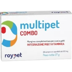 Multipet Combo Cani/Gatti 30 Compresse - Integratore multivitaminico