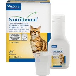 Nutribound Gatti 3 Flaconi da 150 ml - Recupero nutrizionale dalla convalescenza