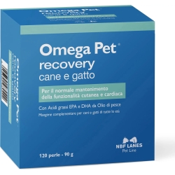 Omega-Pet Recovery 120 Perle - Trattamento della cute