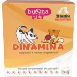 Dinamina Buona Pet 20 bustine - Vitamine per Cani e Gatti