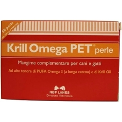 Krill Omega 60 perle - mangime complementare per cani e gatti