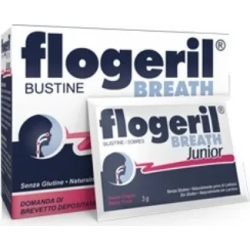 Flogeril Breath Junior 18 bustine - Antinfiammatorio naso e gola