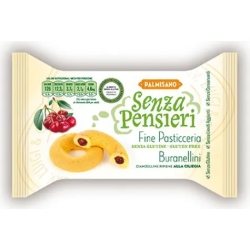 Senza Pensieri Buranellini - Ciambella ripiena di ciliegia senza glutine 30 g